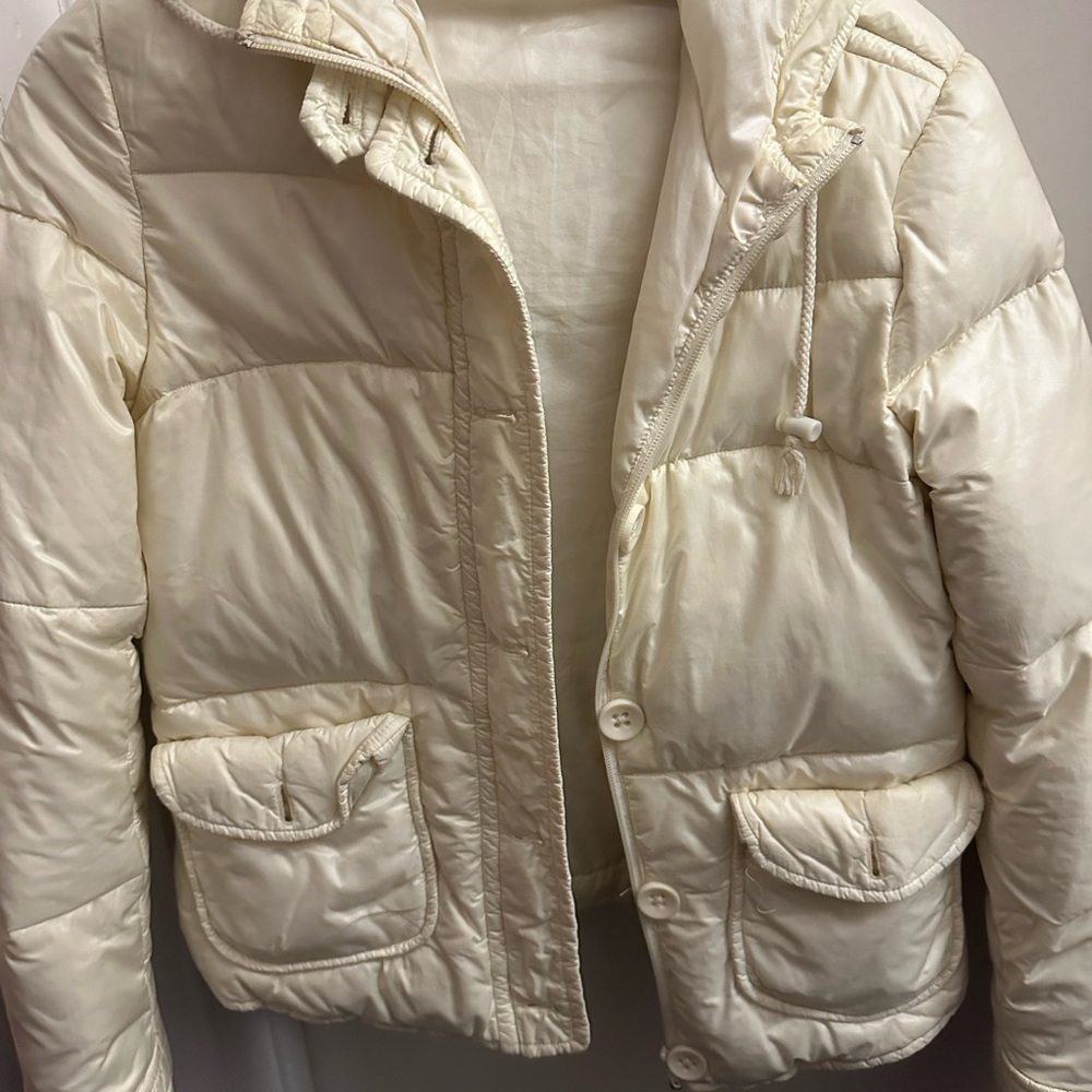 H&M Off-White Puffer Jacket